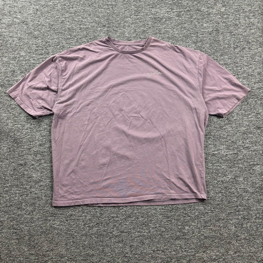 Oversized YoungLA Boxy Purple Gym T-Shirt Size Large